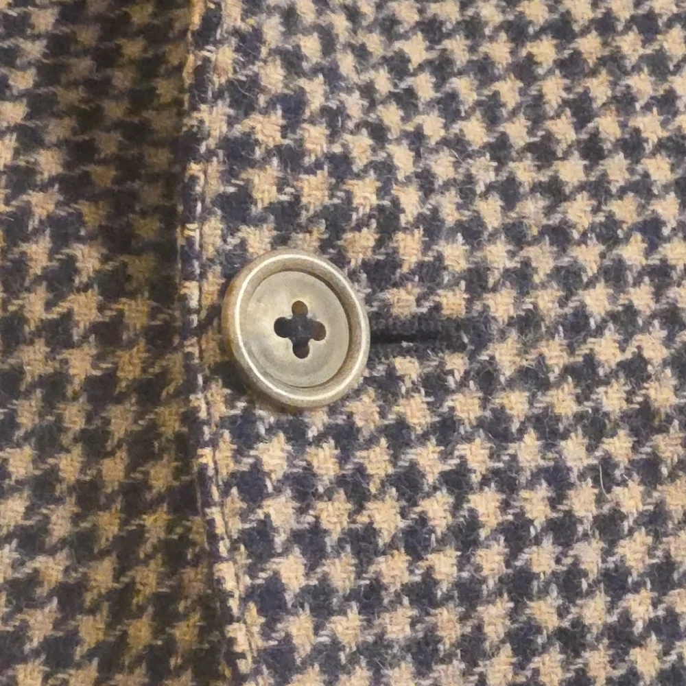 Gant Rugger Black & White Houndstooth Sport Coat See Mesurements